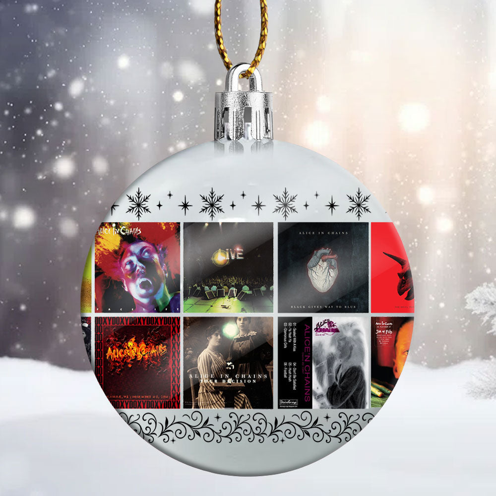 Alice In Chains Ball Ornament – Grunge Legends Meet Holiday Spirit