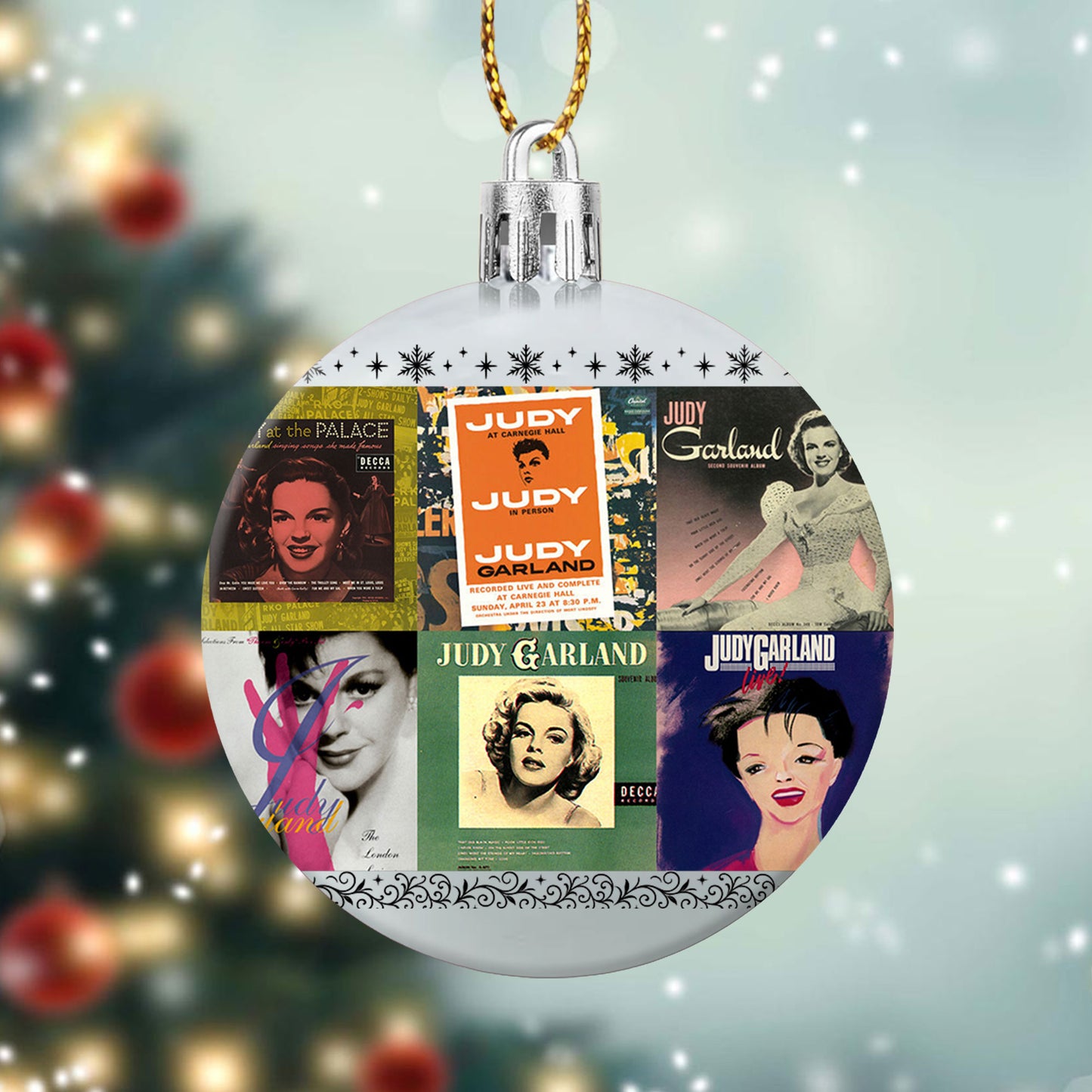 Judy Garland Ball Ornament – A Tribute to Timeless Hollywood Magic