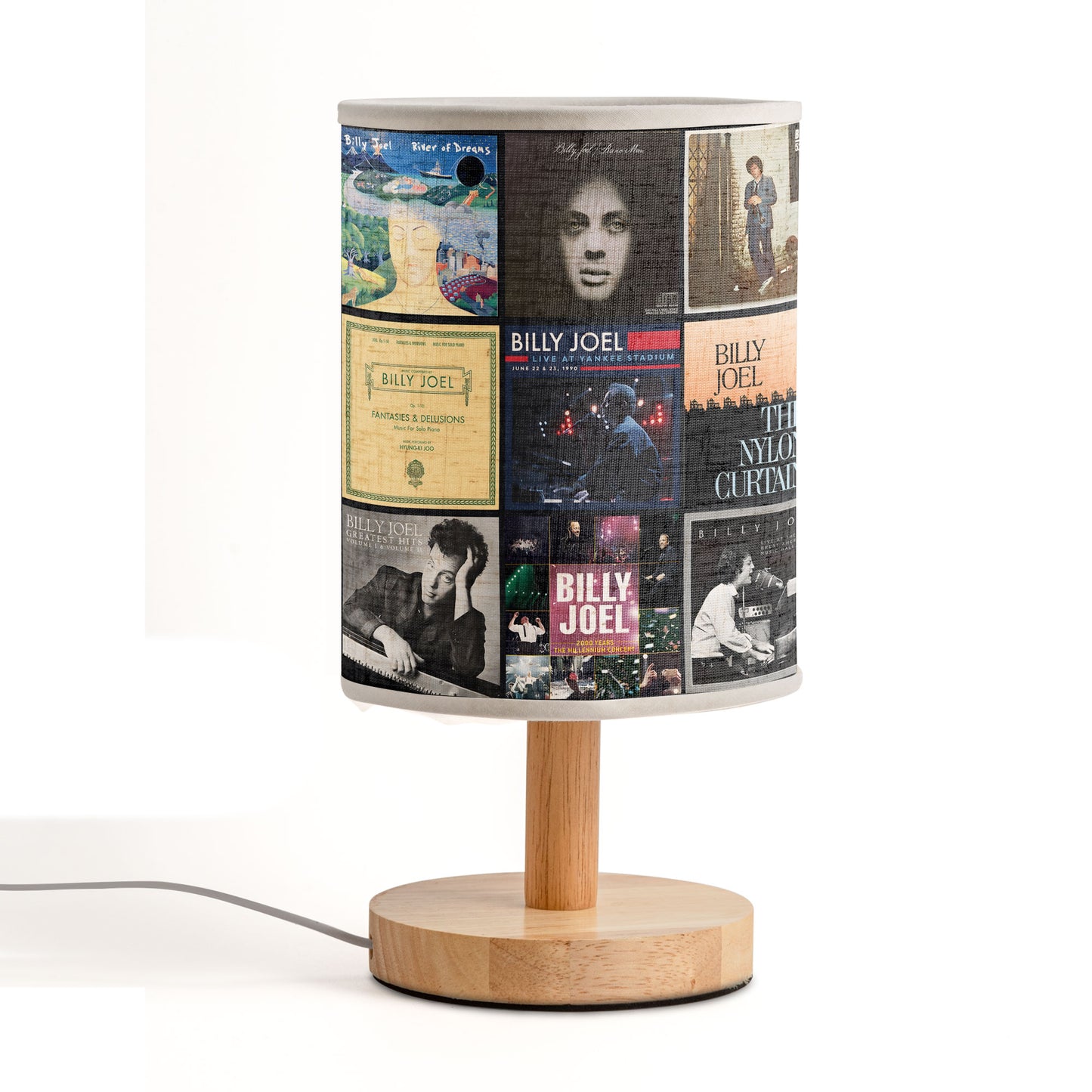 Billy Joel Album Art Fabric Lamp