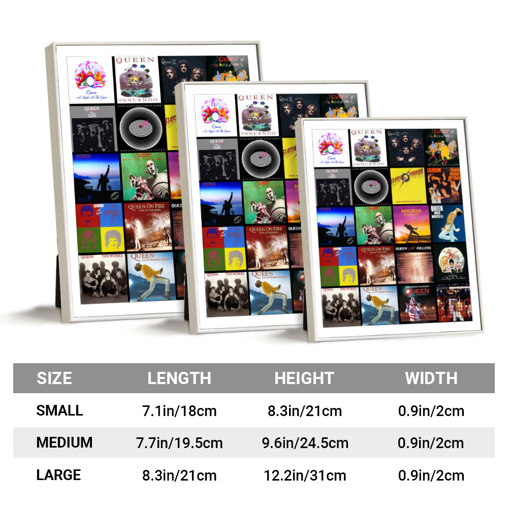 Queen Acrylic Light Mirror – Dual-Mode Tribute to Legendary Rock