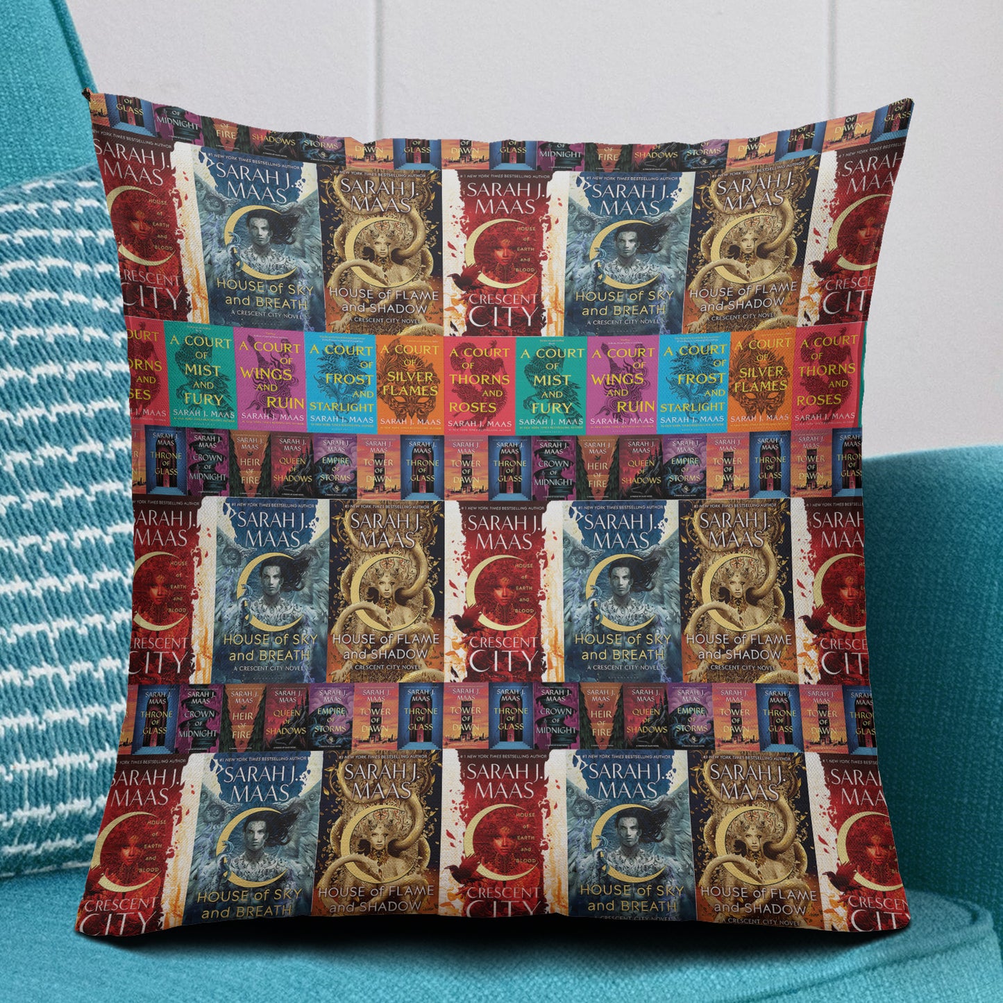 Fantasy Book Lover’s Dream Pillow (2 Side Print) – Sarah J. Maas Collection