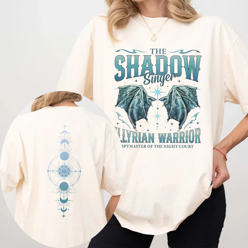 ACOTAR Shadow Singer Comfort Colors T-Shirt – Illyrian Wings Tee