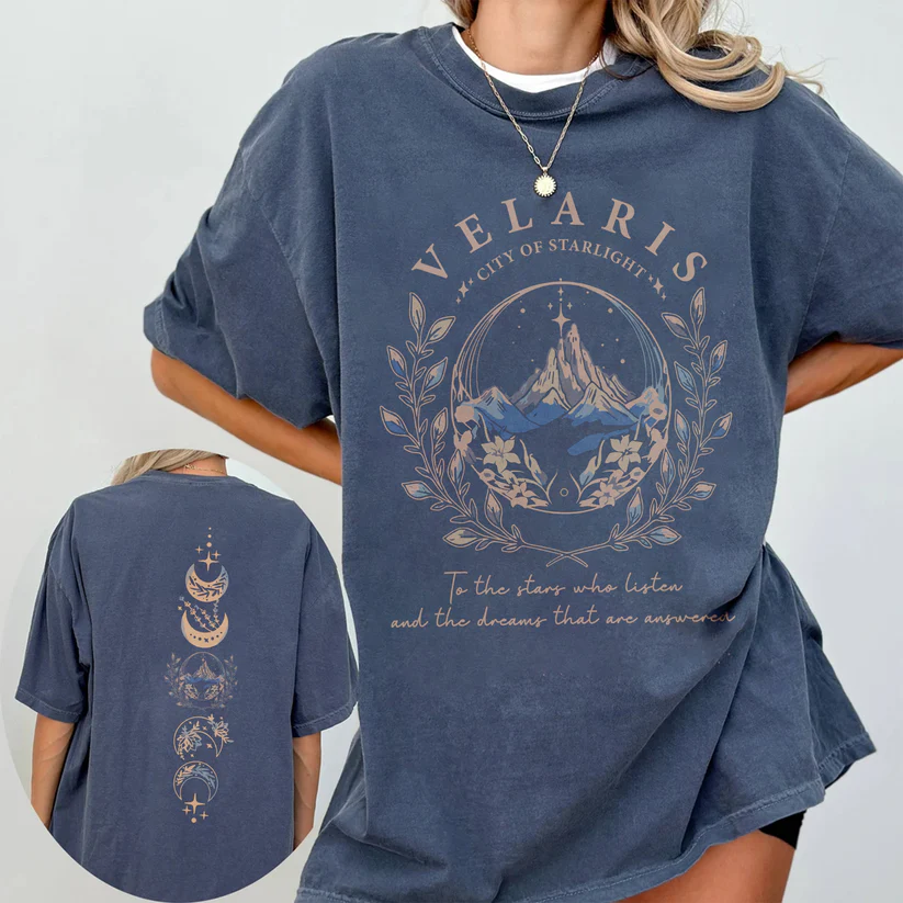 Velaris Comfort Color T-Shirt | ACOTAR Starlight City T- Shirt