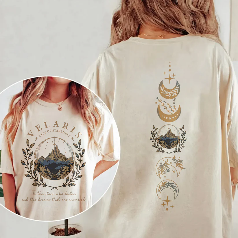 Velaris Comfort Color T-Shirt | ACOTAR Starlight City T- Shirt