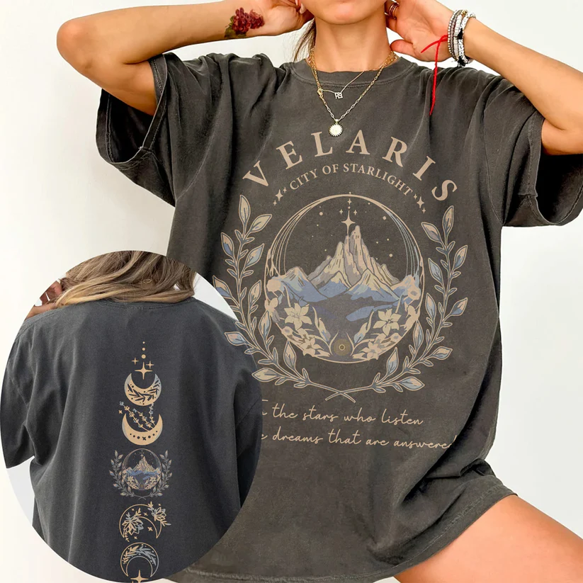 Velaris Comfort Color T-Shirt | ACOTAR Starlight City T- Shirt