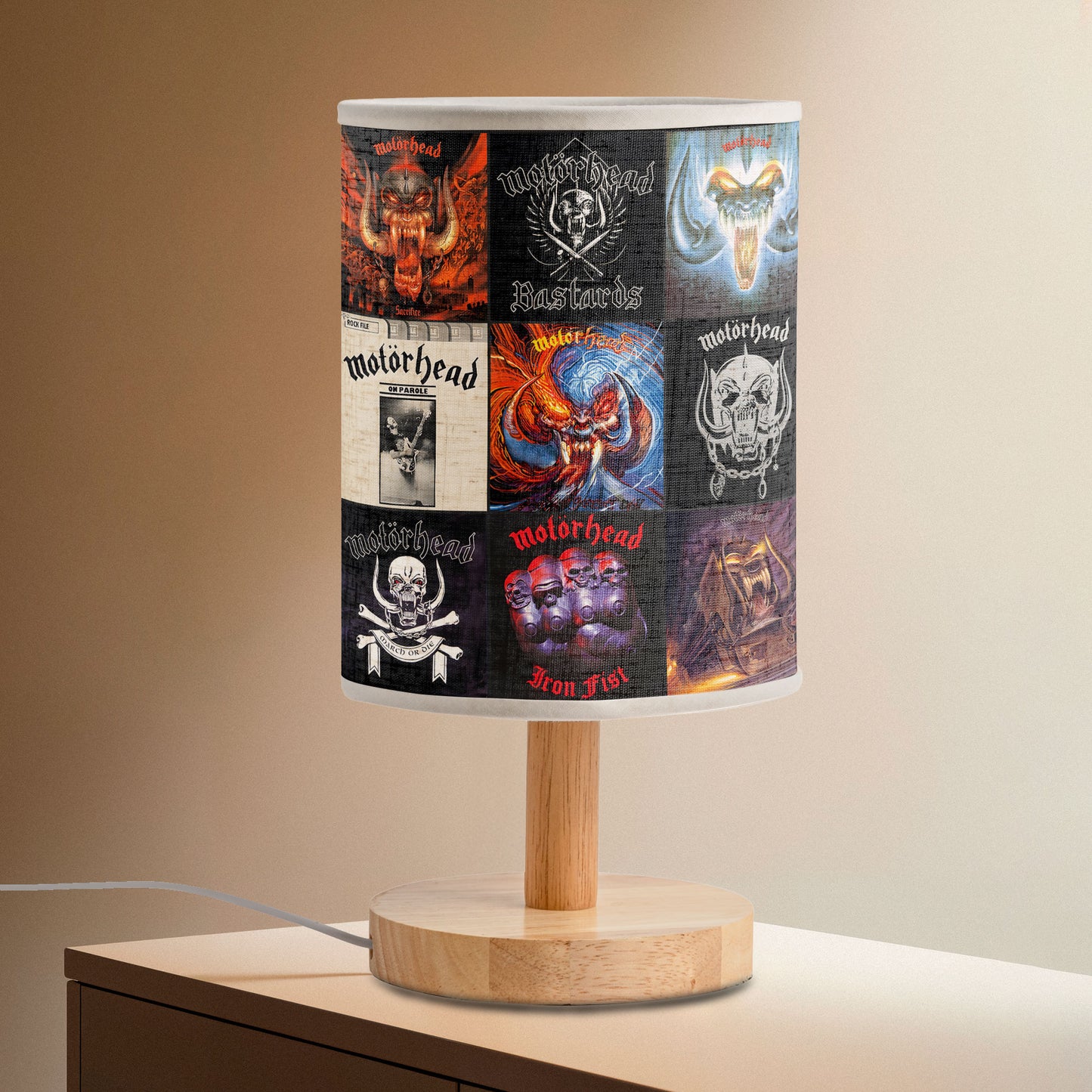 Motörhead Fabric Lamp – Heavy Metal Legacy