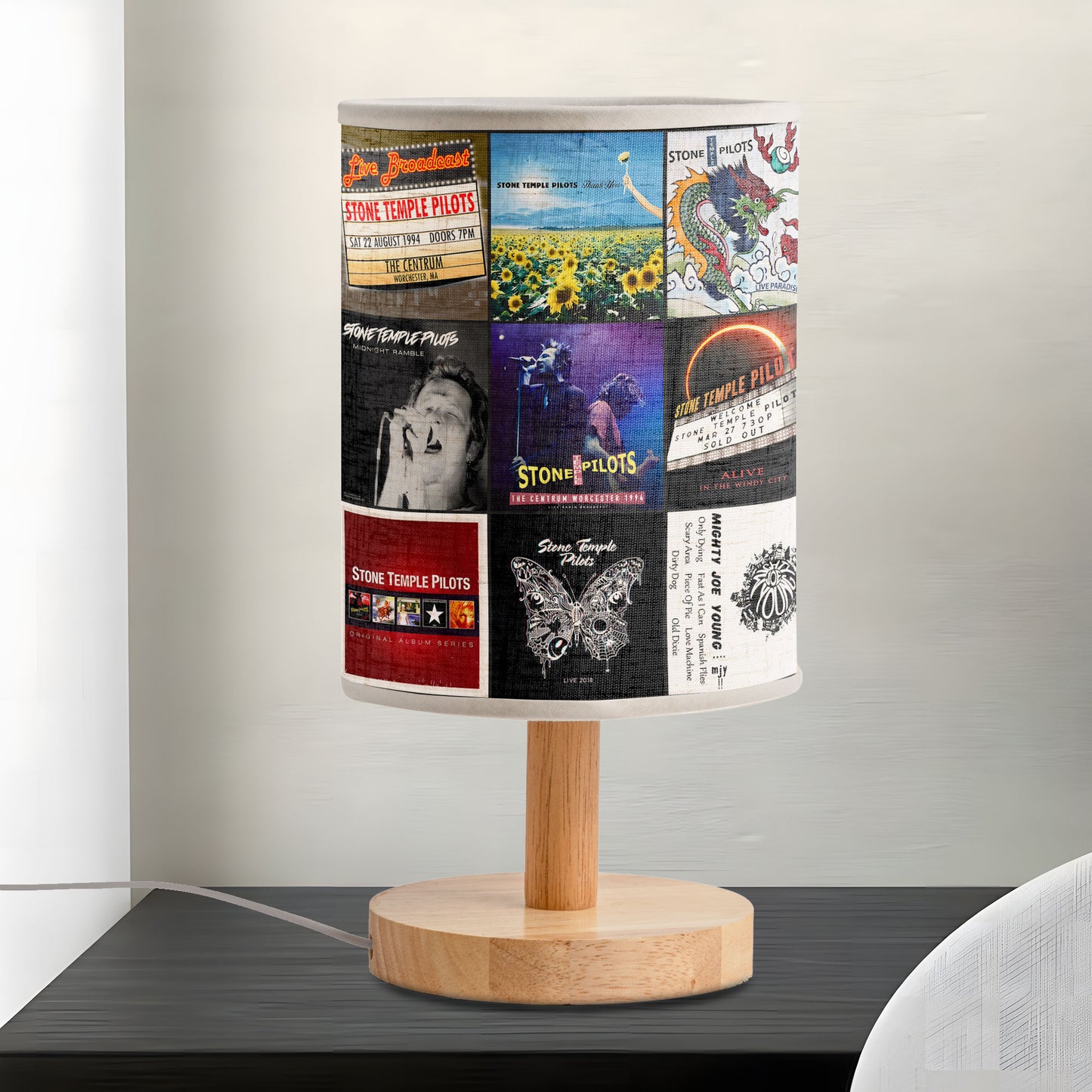 Stone Temple Pilots Fabric Lamp – 90s Rock Spirit