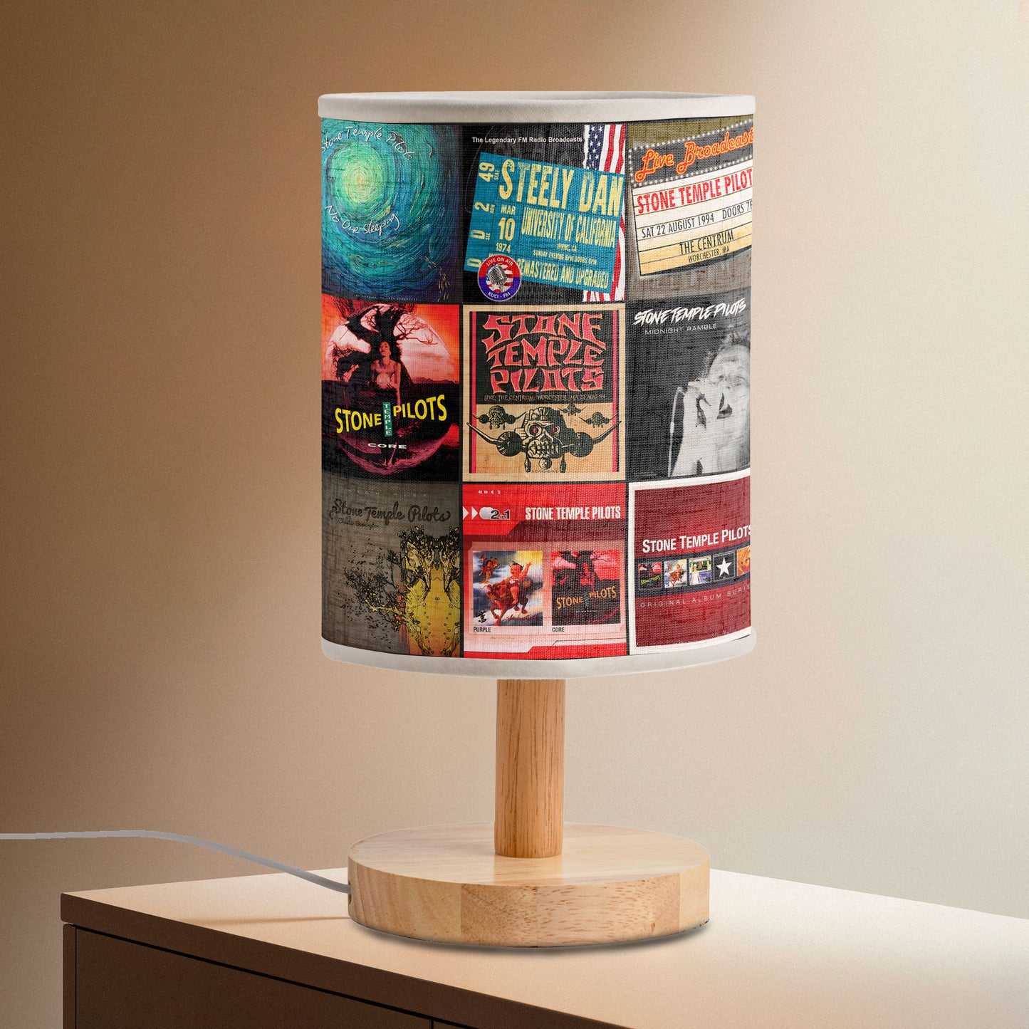 Stone Temple Pilots Fabric Lamp – 90s Rock Spirit