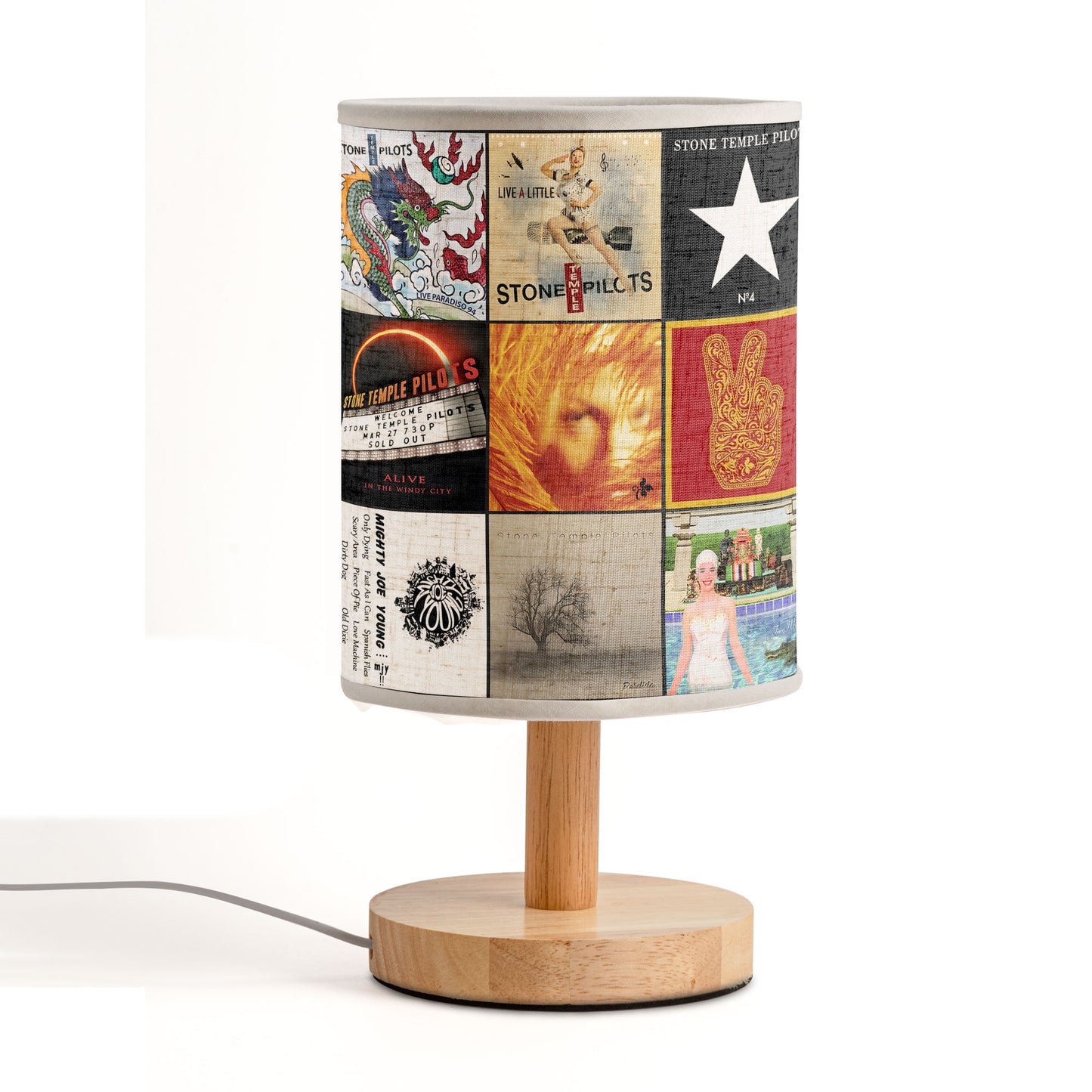 Stone Temple Pilots Fabric Lamp – 90s Rock Spirit