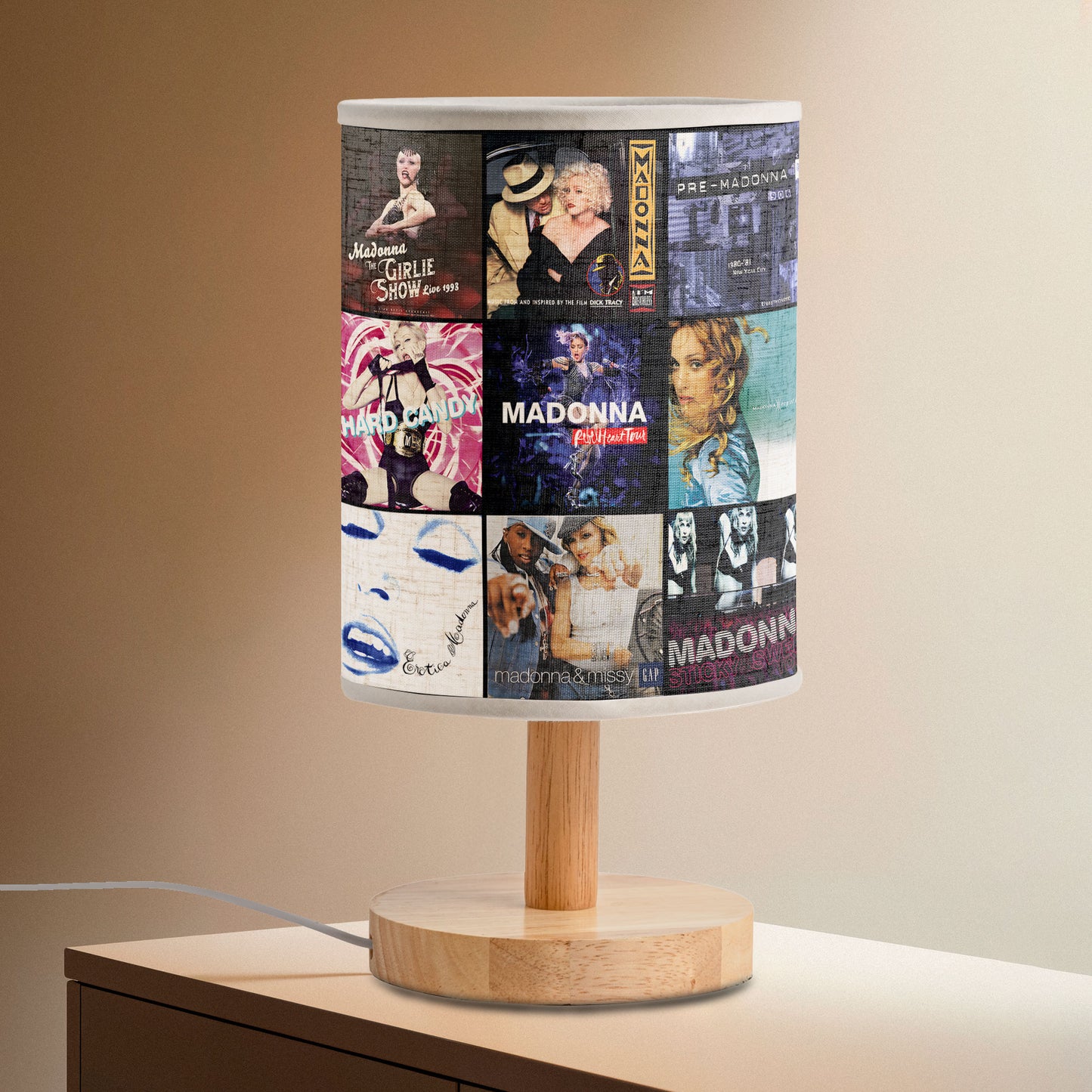 Ray of Light – Madonna Album Art Fabric Lamp