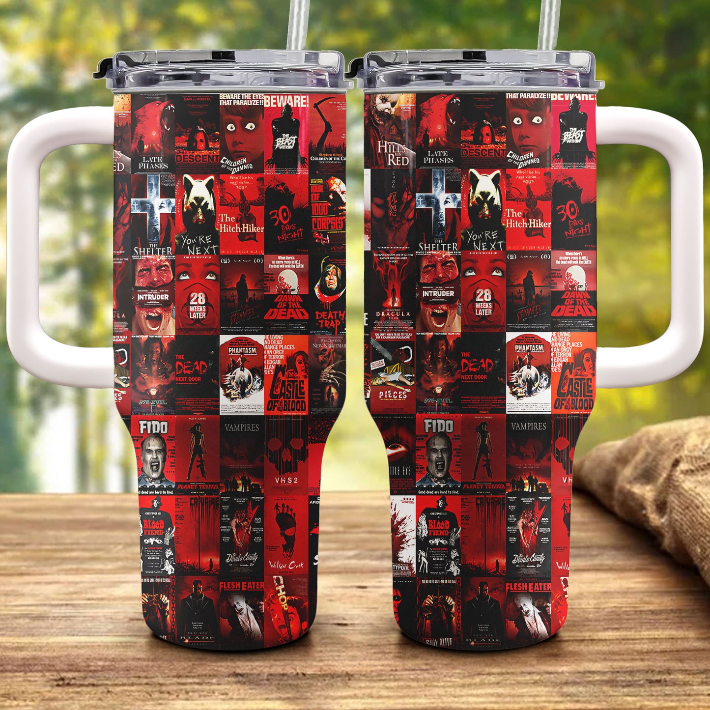 Bloody Horror Classics Tumbler – Red-Hued Frights for the Brave Tumbler 20oz 40oz