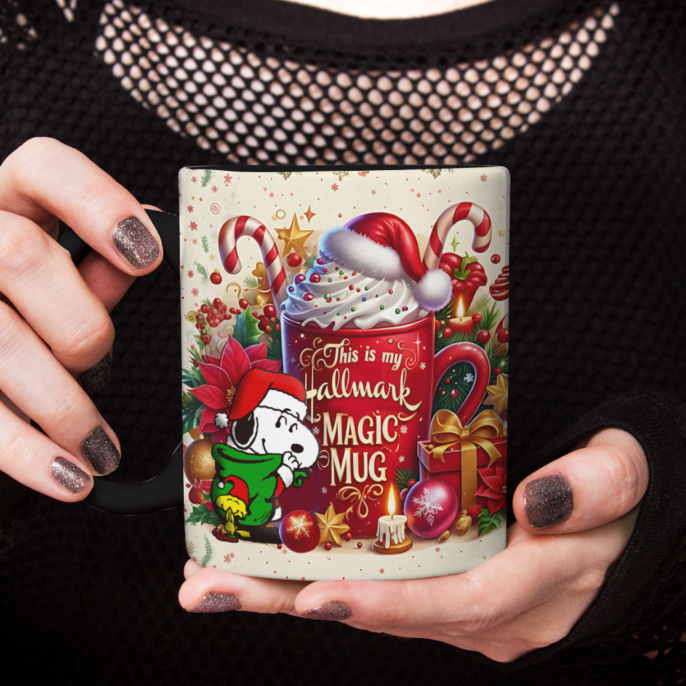 Hallmark Christmas Magic Mug – Festive Holiday Coffee Cup with Snoopy & Gifts