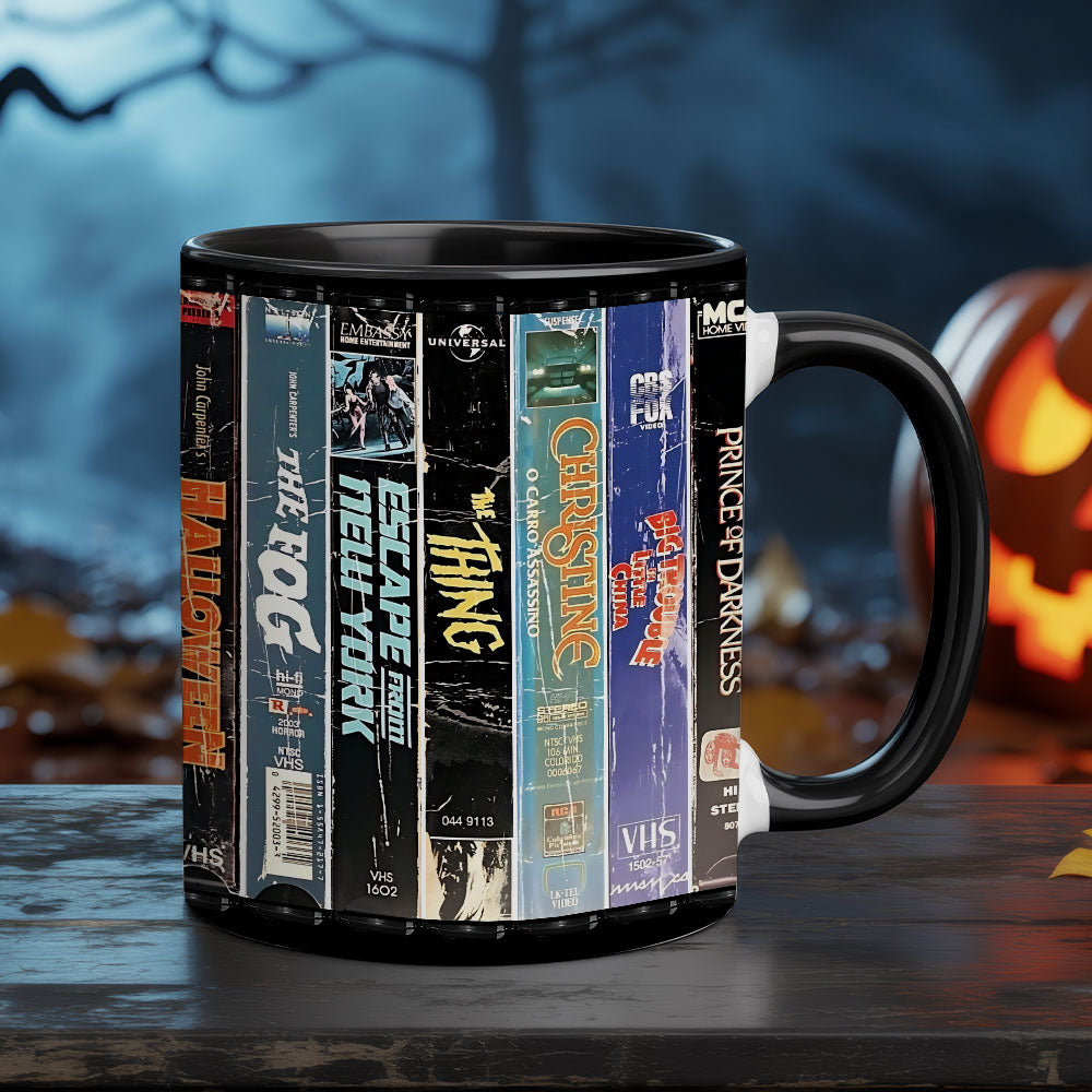 Retro Horror VHS – Classic '90s VHS Horror Accent Mug