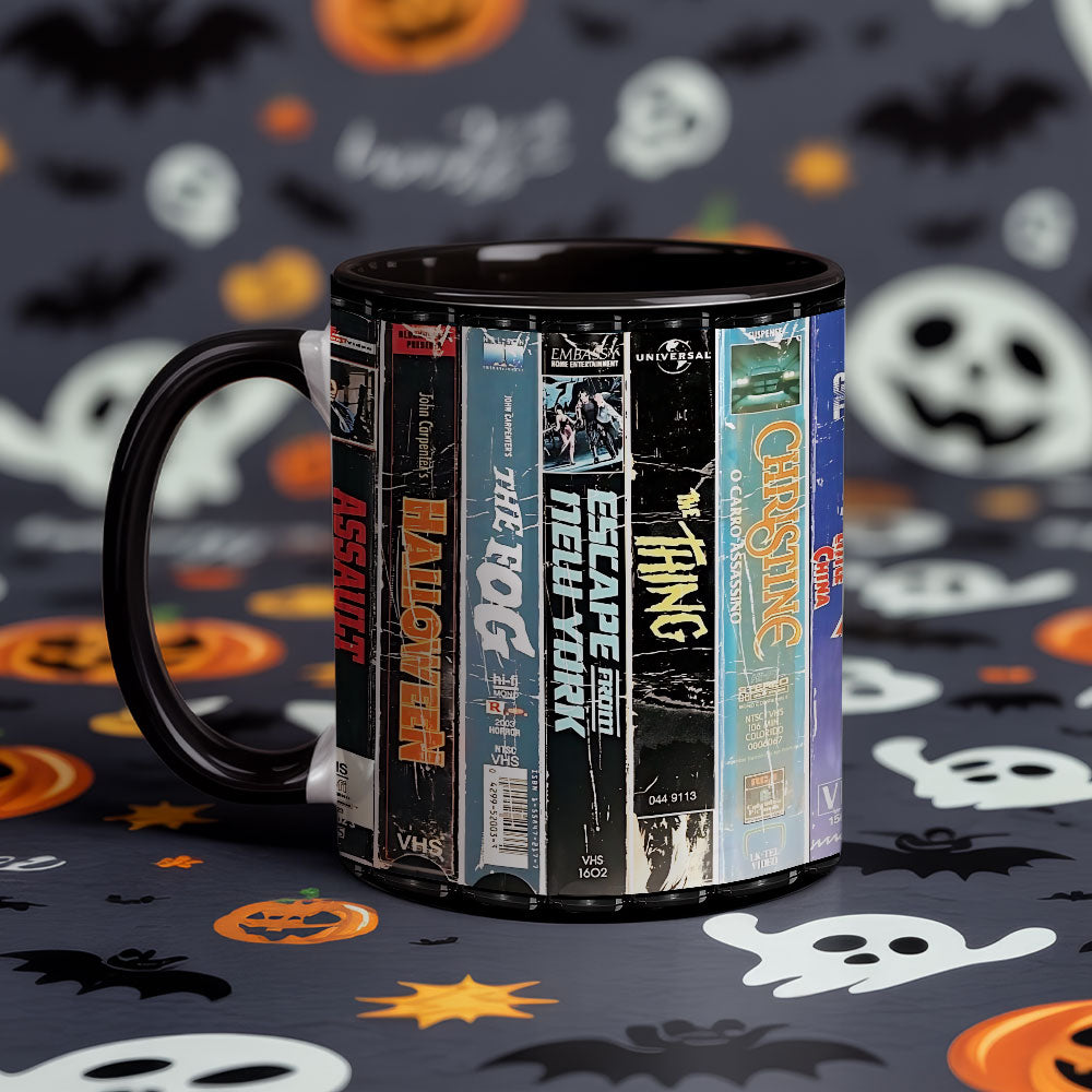 Retro Horror VHS – Classic '90s VHS Horror Accent Mug