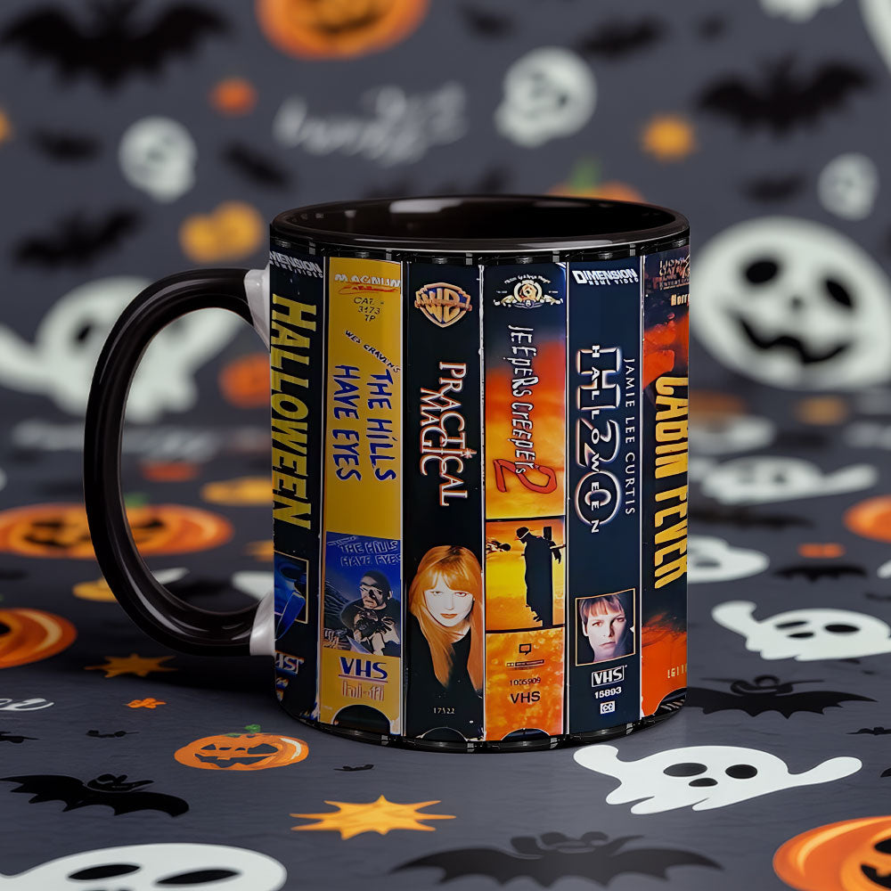 Halloween Revival – VHS Slasher Era Accent Mug