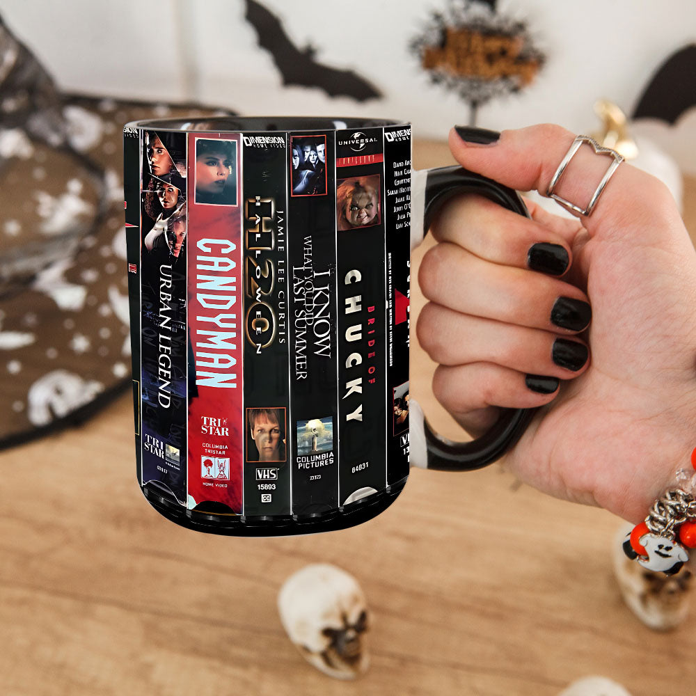 90s Slasher & Urban Horror VHS Accent Coffee Mug – Cult Scares on Tape