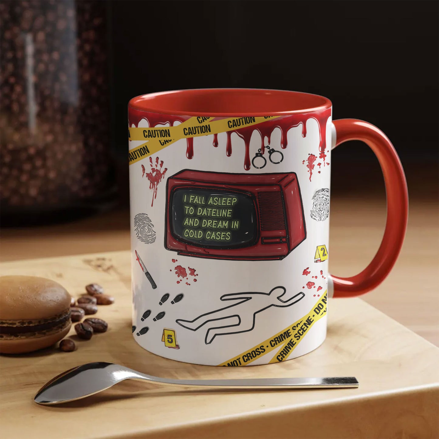☕ Dateline Cold Case Coffee Mug – True Crime Addict Cup