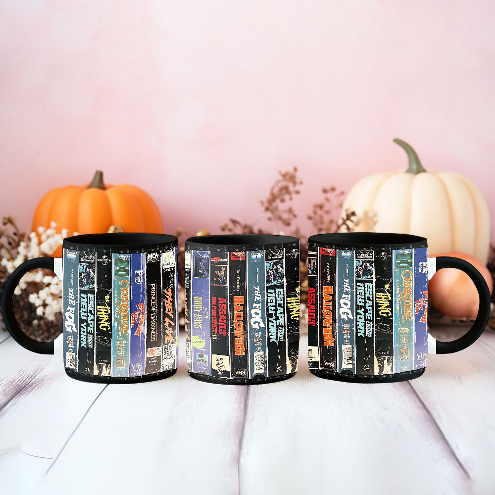Retro Horror VHS – Classic '90s VHS Horror Accent Mug