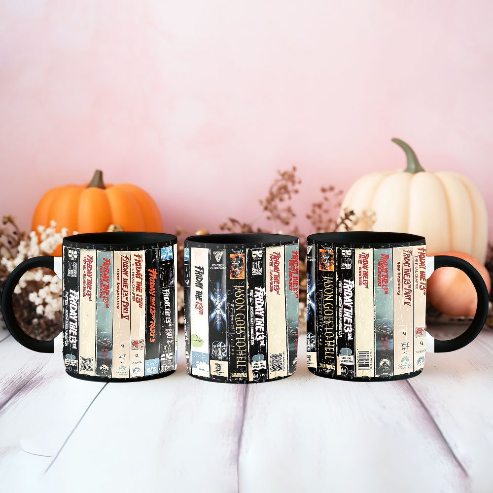 Jason Lives – Friday the 13th VHS Horror Accent Mug