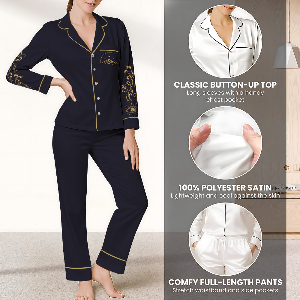 Night Court with our ACOTAR Pajamas Satin Set