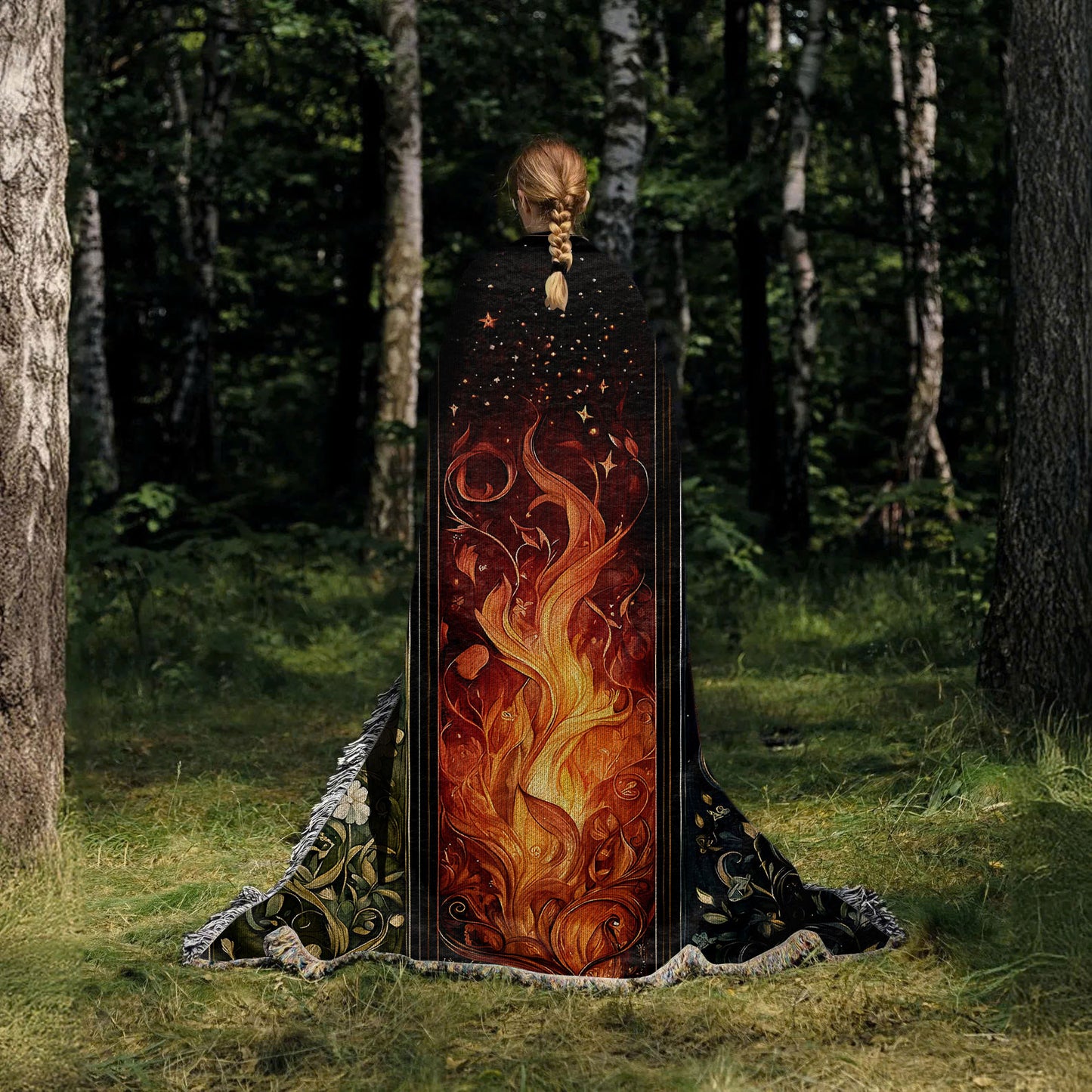 Magic of Erilea – Elemental Woven Blanket Inspired by Throne of Glass