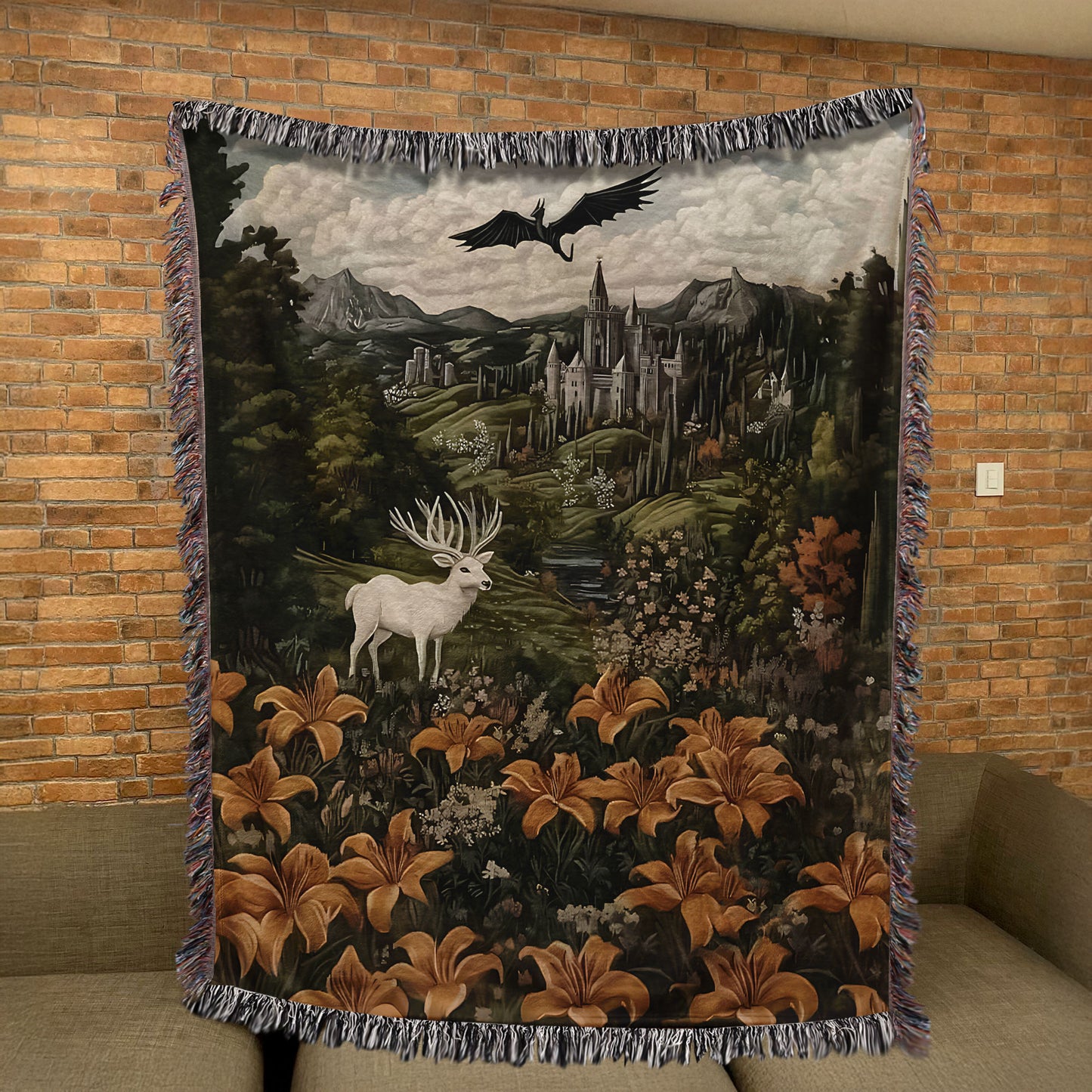 "Kingdom of Terrasen" Woven Blanket – Inspired by Throne of Glass