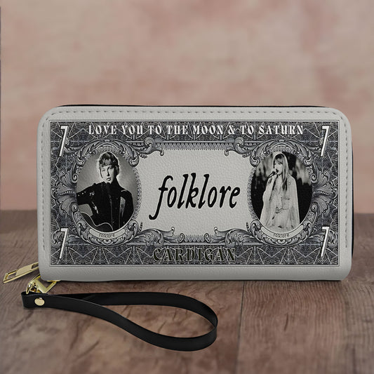 Folklore Era Taylor Swift Leather Wallet