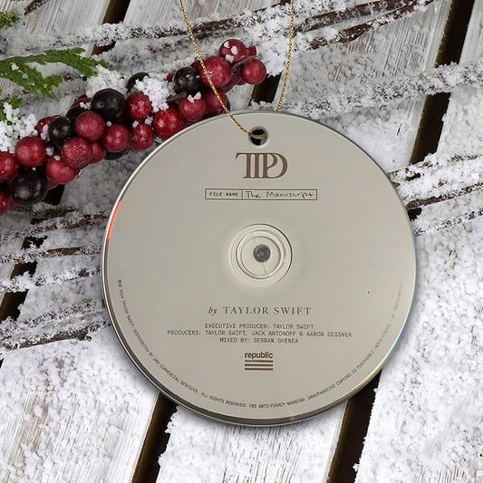 Taylor Swift CD - Ceramic Ornament – Holiday Music Keepsake Decoration