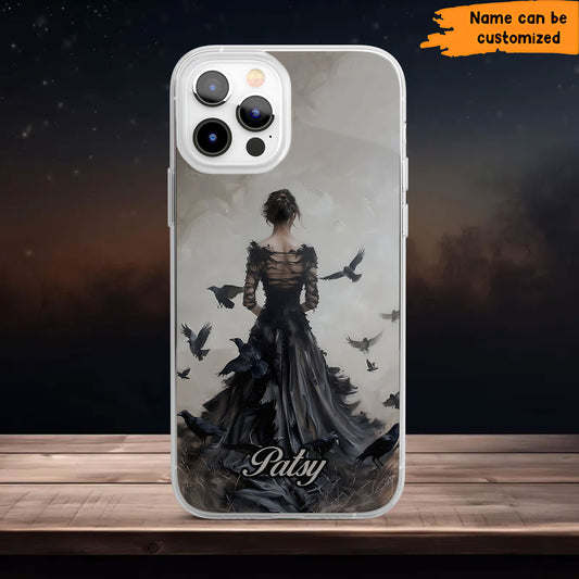Lady of Ravens Phone Case – Gothic Poe Inspired