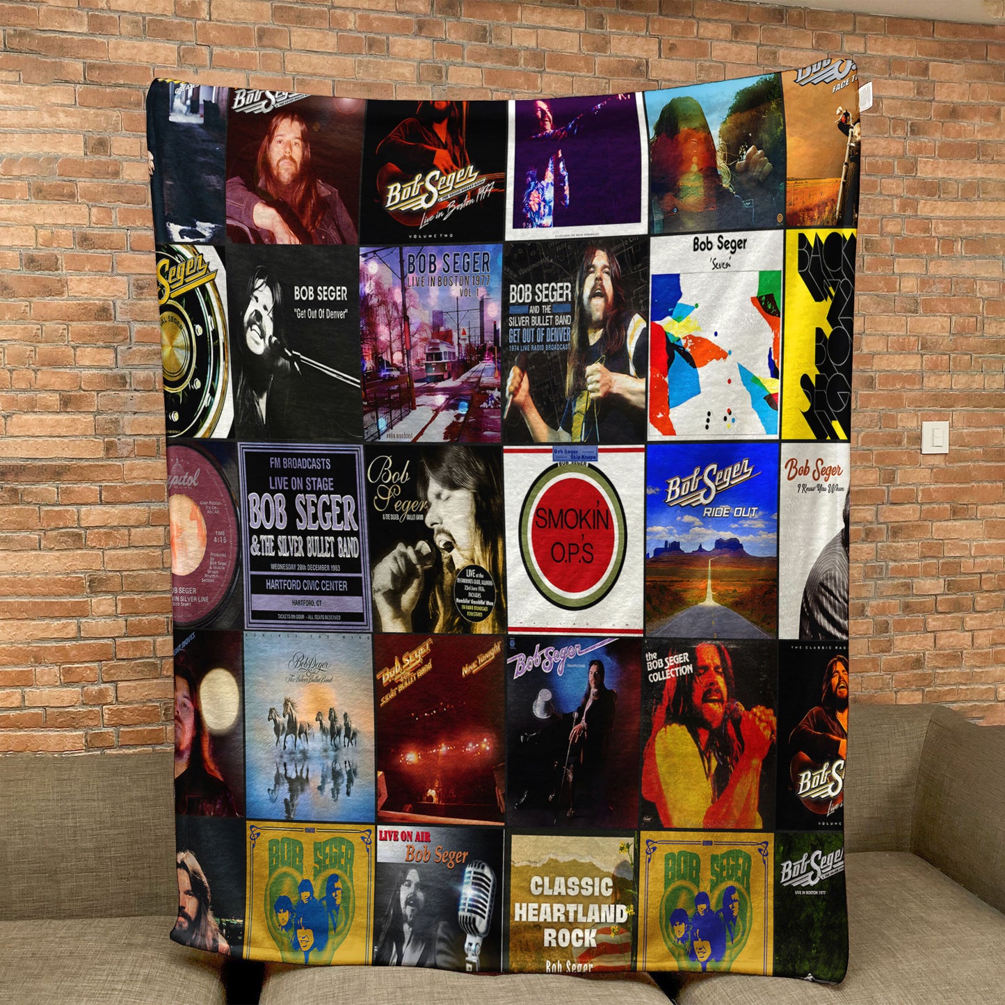 Bob Seger Sherpa Blanket – A Heartland Rock Tribute for True Fans