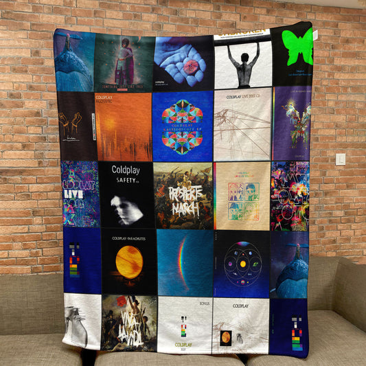 Coldplay Sherpa Blanket – A Colorful, Dreamlike Tribute for True Fans