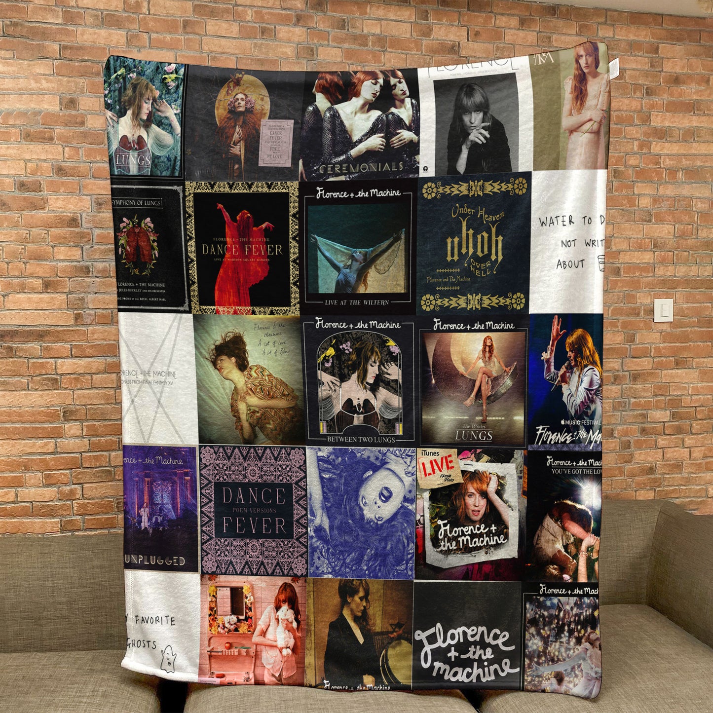 Florence - The Machine Sherpa Blanket – A Dreamy, Ethereal Album Art Tribute