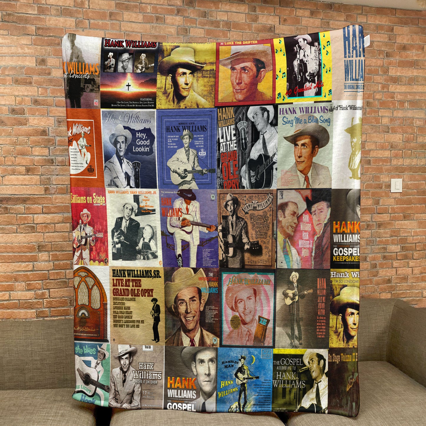 Hank Williams Sherpa Blanket – A Timeless Tribute to Country’s Heartfelt Pioneer