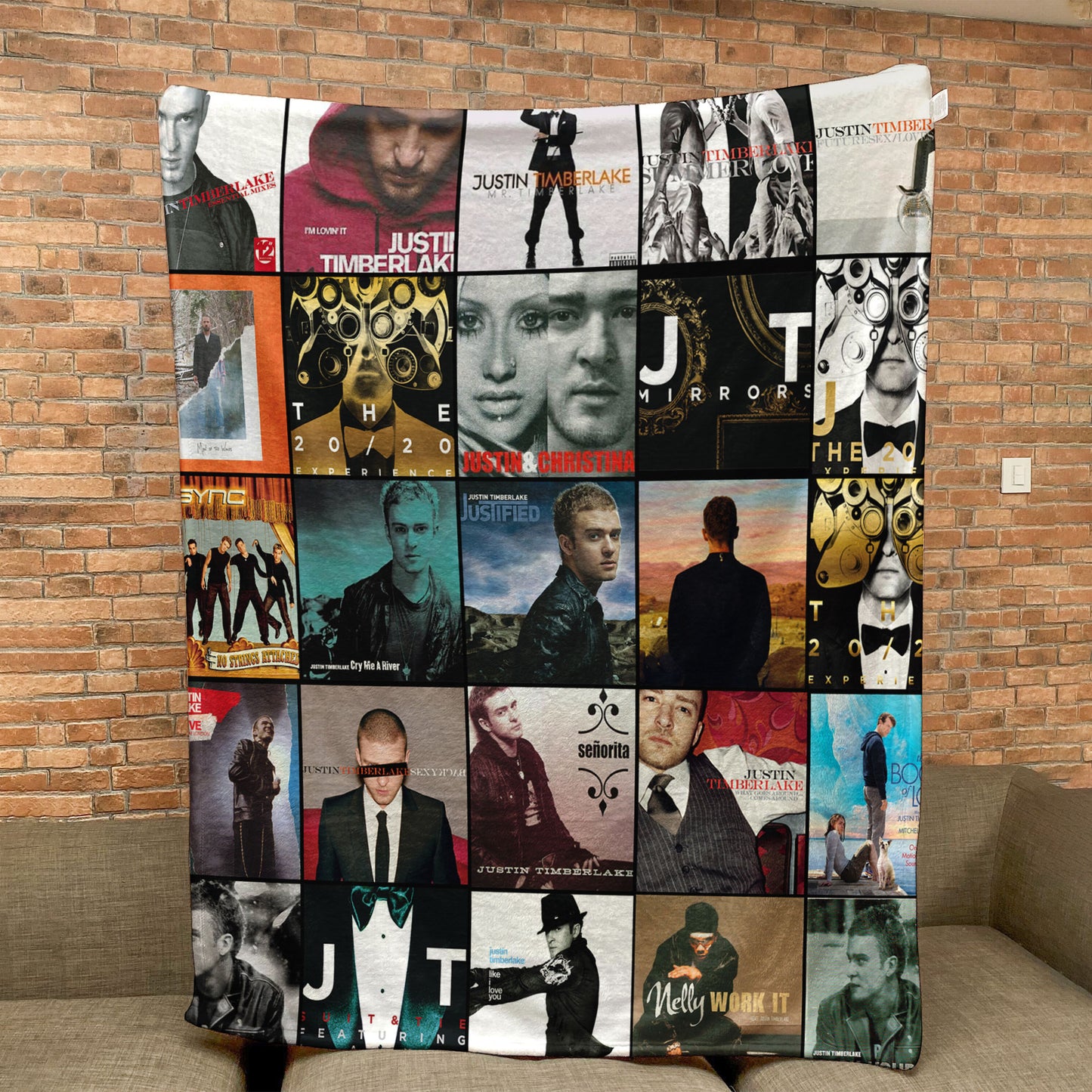Justin Timberlake Sherpa Blanket – A Pop & R&B Icon Tribute for True Fans
