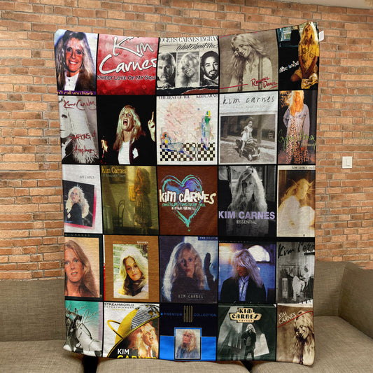 Kim Carnes Sherpa Blanket – A Retro Tribute to an Iconic Voice