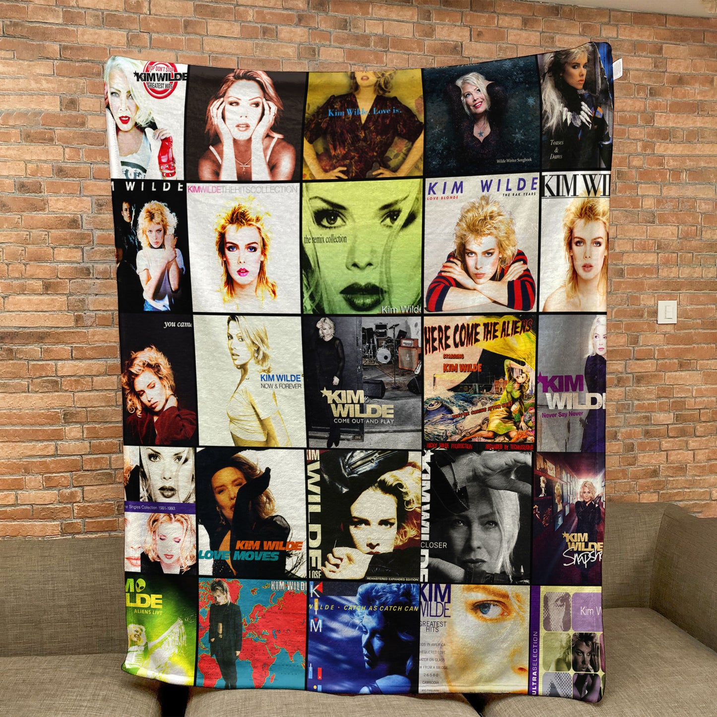 Kim Wilde Sherpa Blanket – A Retro Pop Dream for True ’80s Fans