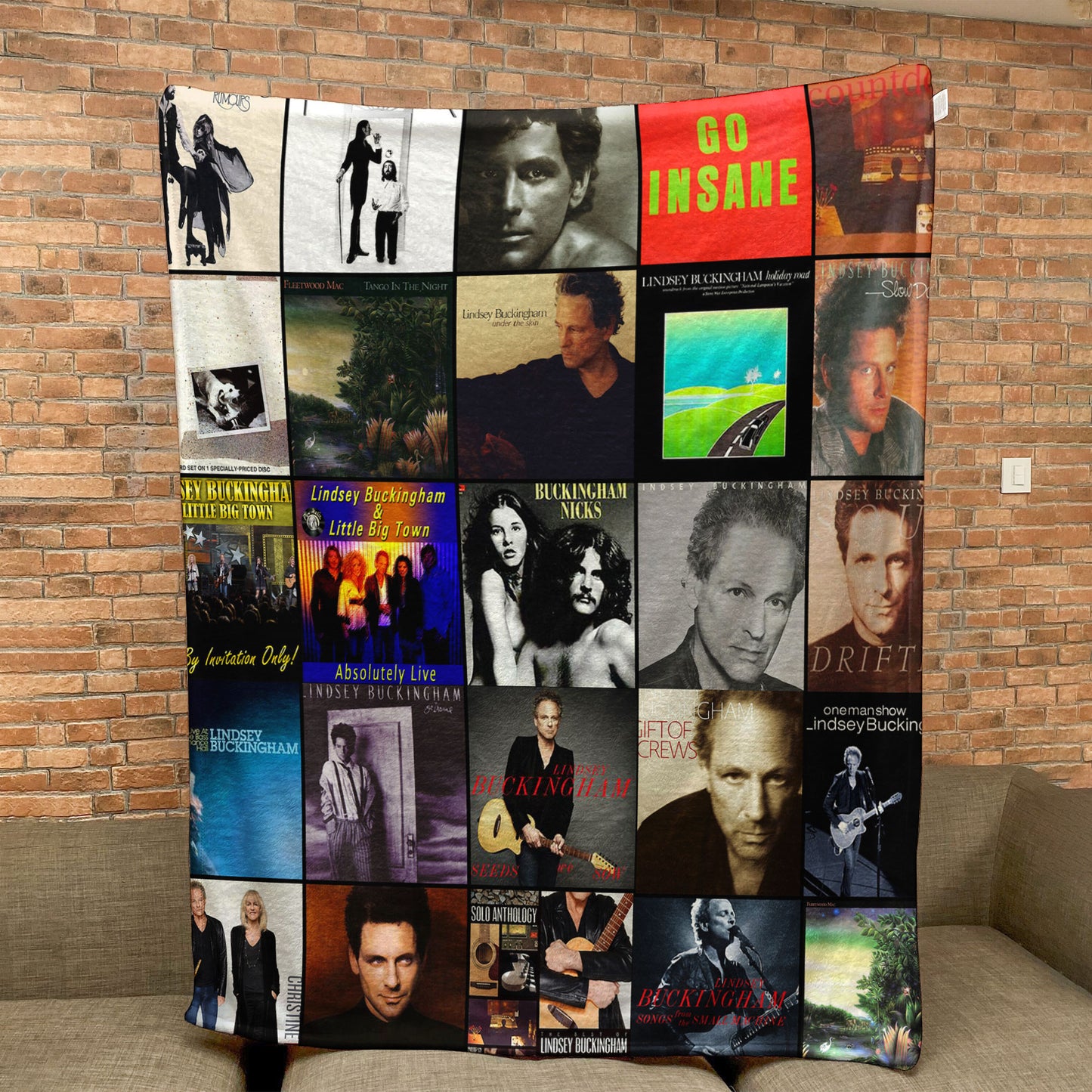 Lindsey Buckingham Sherpa Blanket – A Timeless Tribute to a Musical Visionary