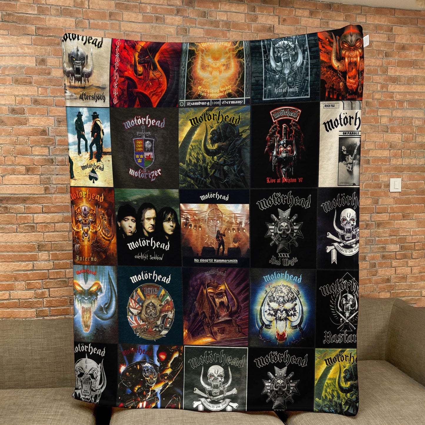 Motörhead Sherpa Blanket – Heavy Metal Warmth Wrapped in Iconic Album Art