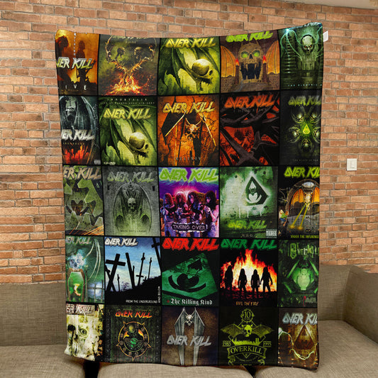 Overkill Sherpa Blanket – A Thrash Metal Time Capsule for True Fans