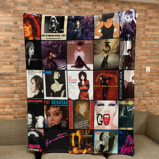 Pat Benatar Sherpa Blanket – A Fierce Rock-’n’-Roll Throwback