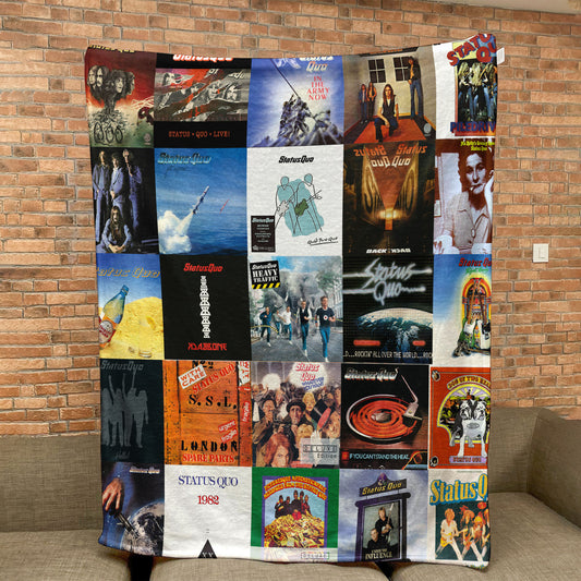 Status Quo Sherpa Blanket – A Rock ’n’ Roll Tribute for Lifelong Fans