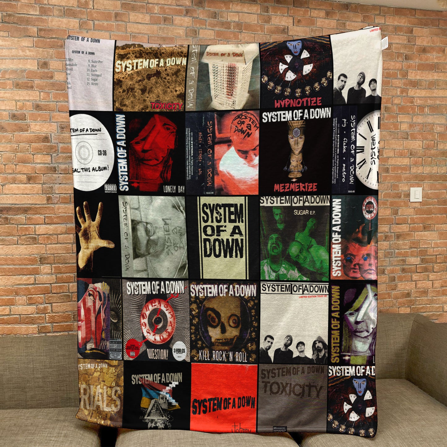 System Of A Down Sherpa Blanket – A Raw, Iconic Tribute for True Fans