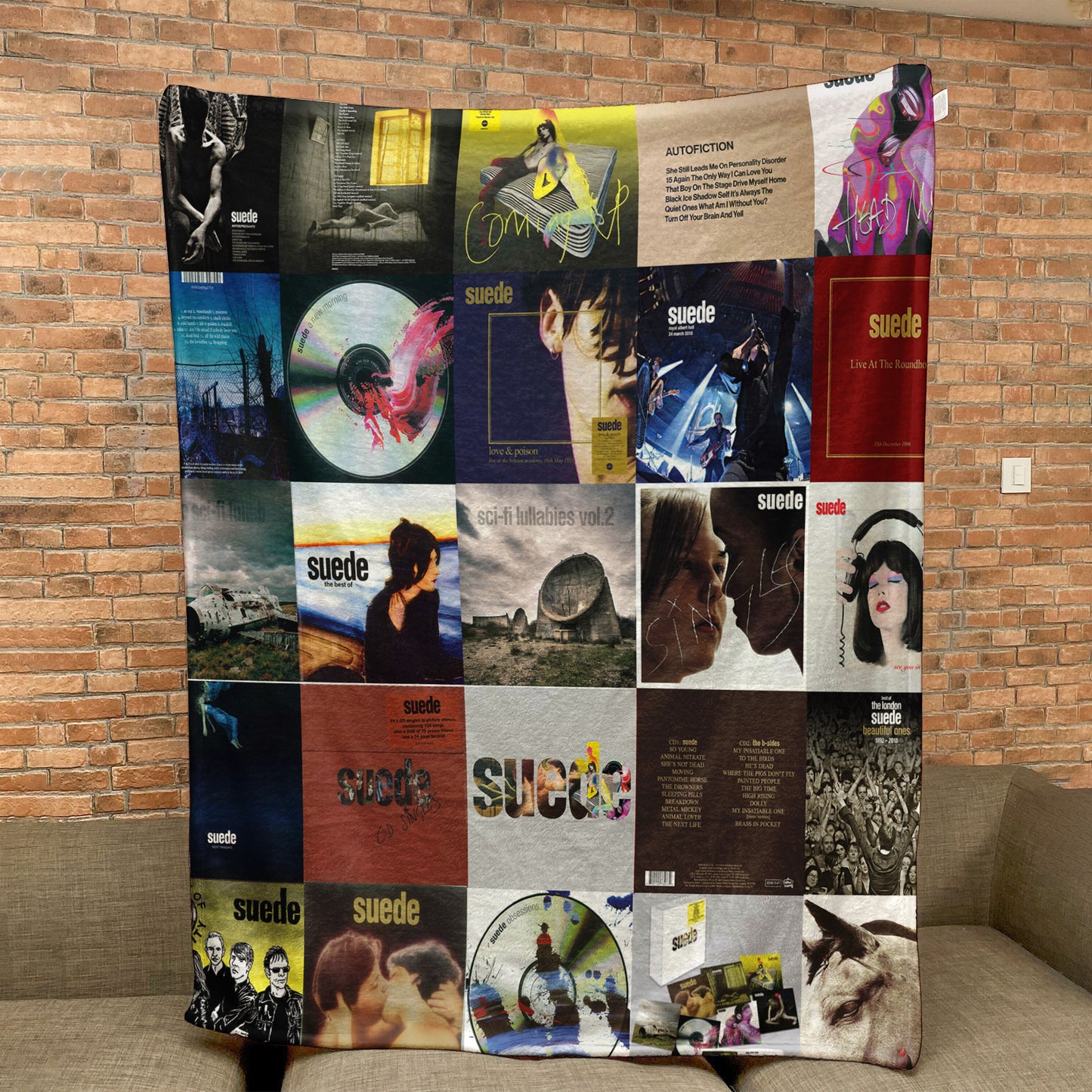 Suede Sherpa Blanket – A Britpop Dream for True Devotees