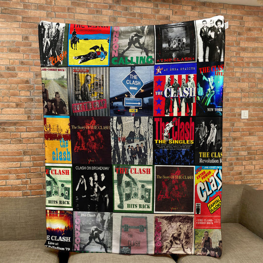 The Clash Sherpa Blanket – Punk Rock Warmth Wrapped in Iconic Album Art