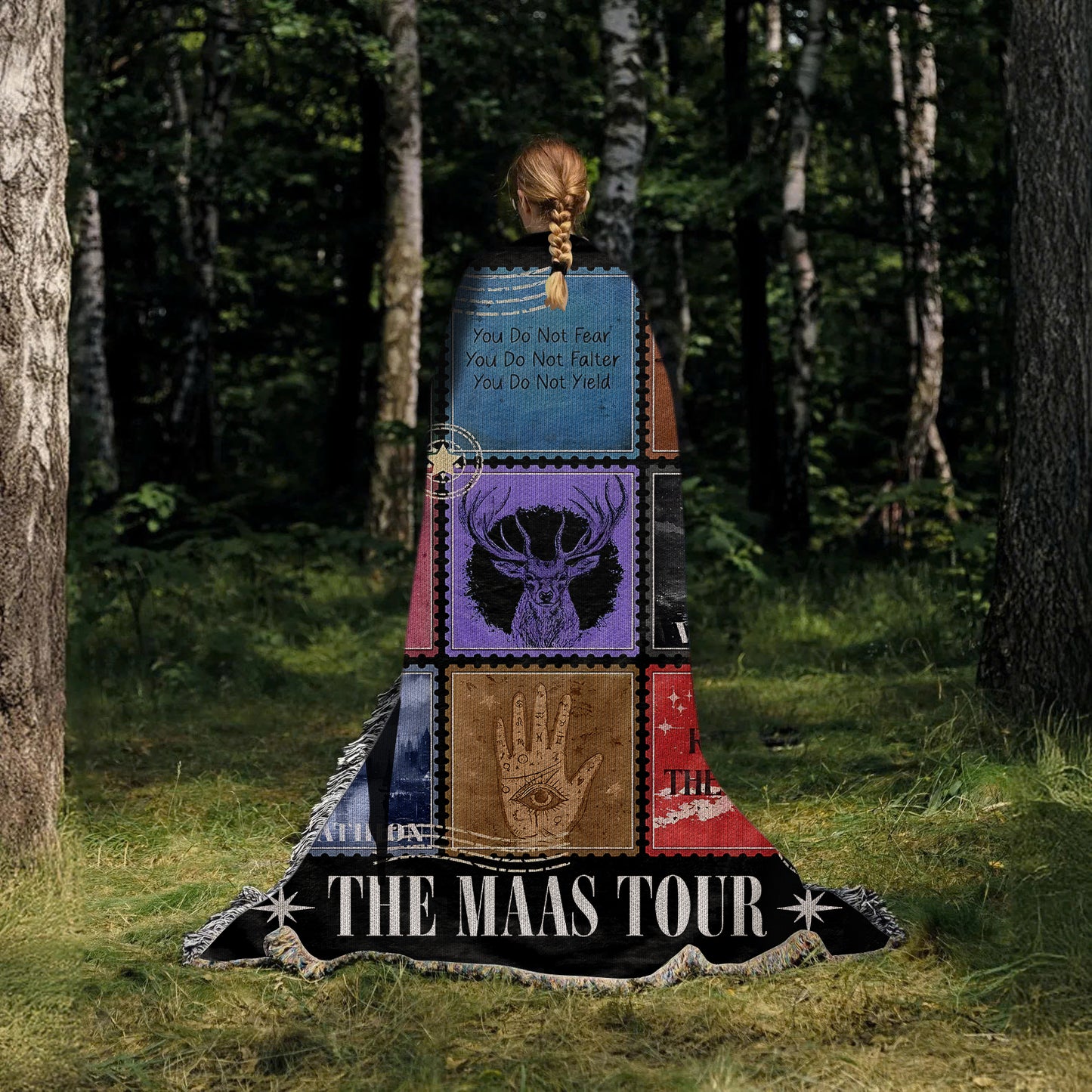 The Mass Tour Woven Blanket - Mass Throw Blanket