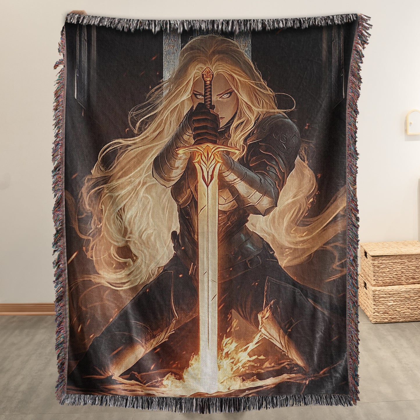 Fireheart Ascending – Aelin of the Flame Woven Blanket