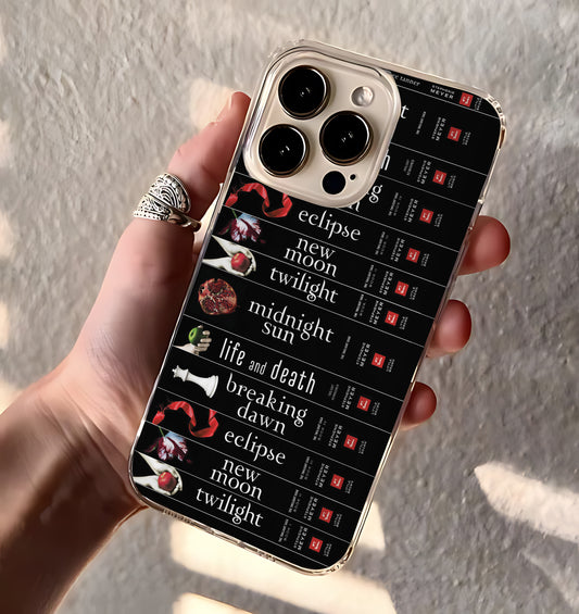 Twilight Saga Book Spine Phone Case 📚✨