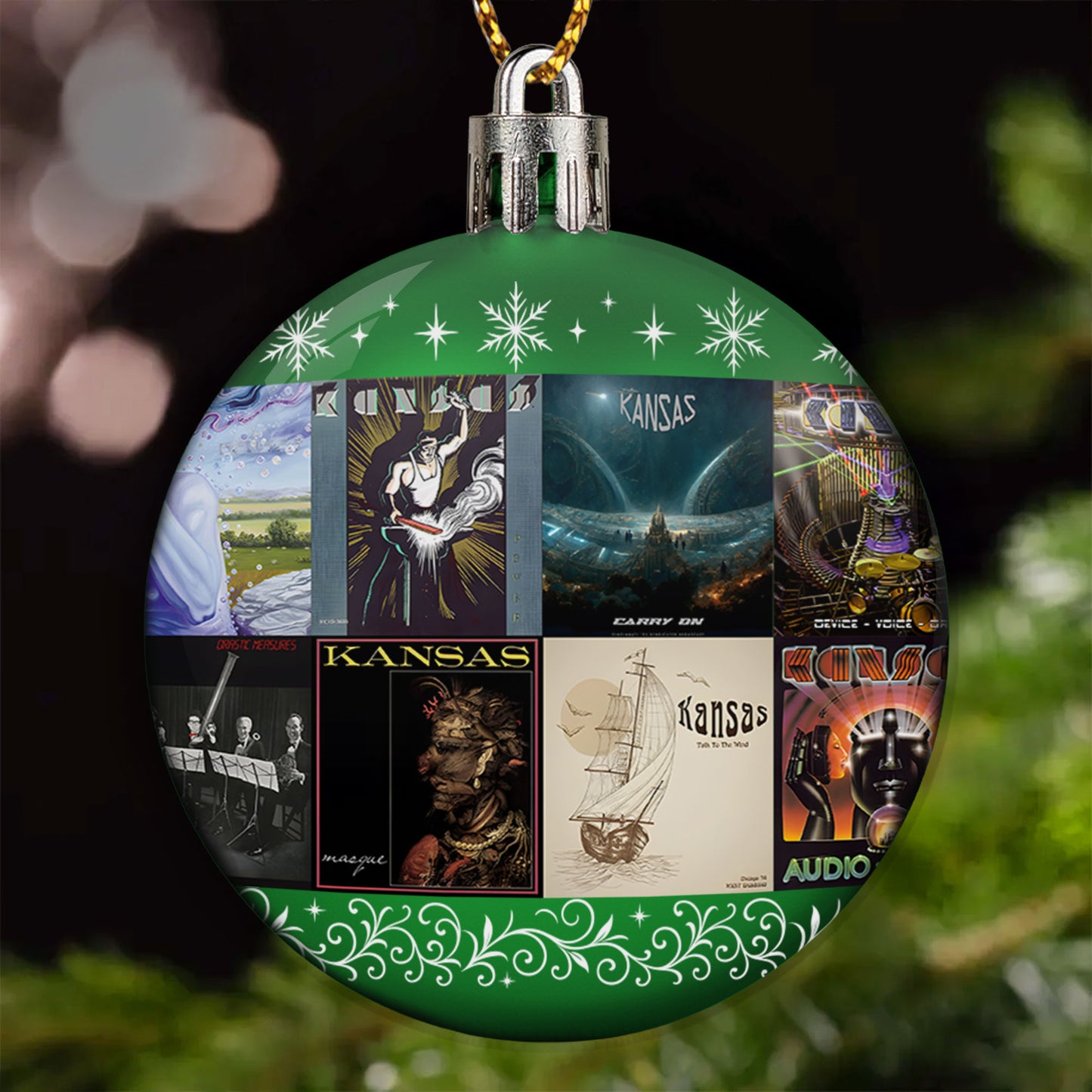 Kansas Ball Ornament – Carry On the Spirit of Classic Rock