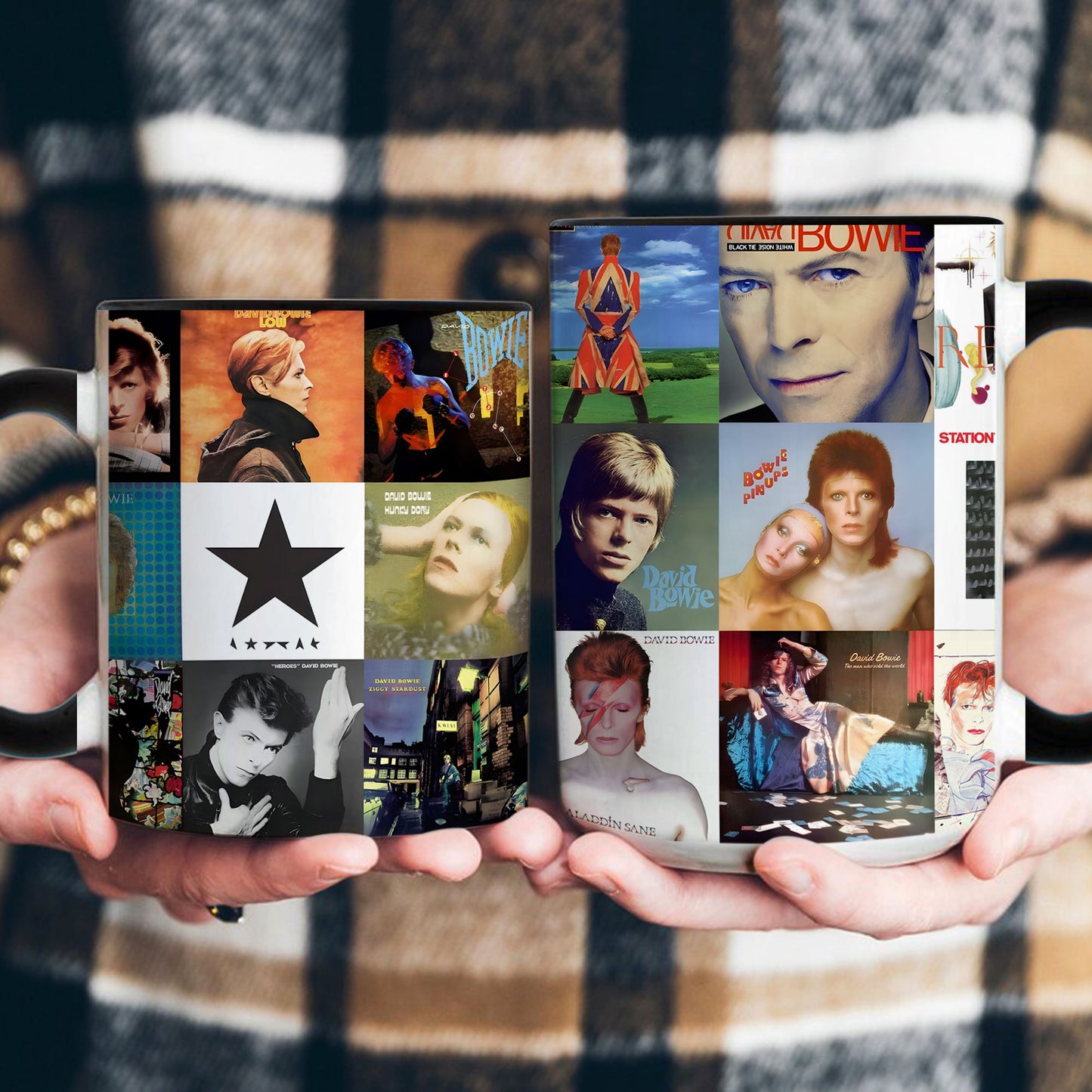 David Bowie Accent Mug – Starman Dreams and Electric Memories