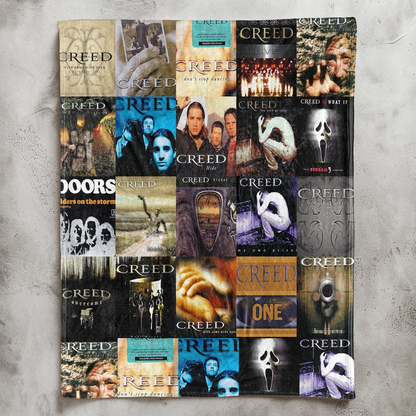 Creed Sherpa Blanket – Post-Grunge Warmth Wrapped in Iconic Album Art